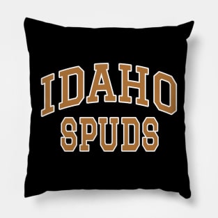 Idaho Spuds Athletic Brown Pillow