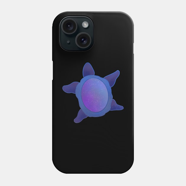 Purple Space Turtle Phone Case by nhitori