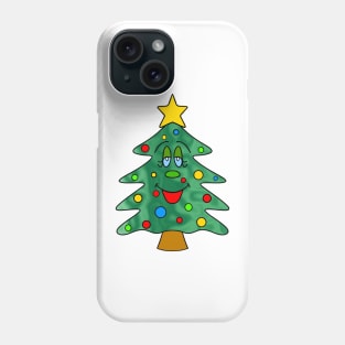 Happy Merry Christmas Tree Phone Case