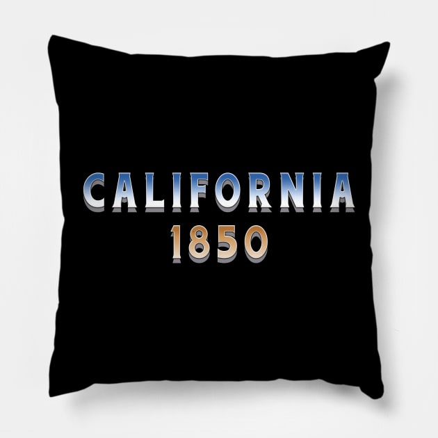 Vintage California 1850 Pillow by doogwest