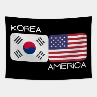 Korean American - Korea, America Tapestry