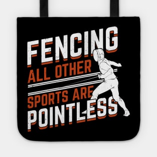 Fencing Sport Fencer Gift Tote