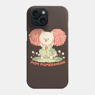 Pom Pomeranian - Cute Cheerleader Dog Gift Phone Case