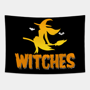 Flying witch Tapestry