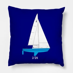 J/24 Sailboat Pillow