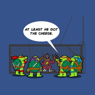 Funny Ninjas Hilarious Turtle Rat Trap Cartoon T-Shirt