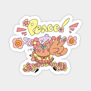 Peace! Magnet