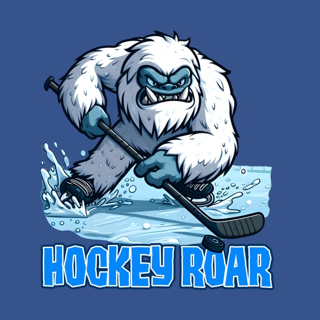 Hockey Roar - Yeti by SergioCoelho_Arts