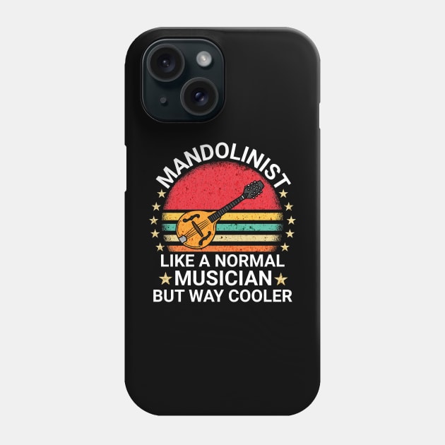 Mandolin Player Phone Case by The Jumping Cart