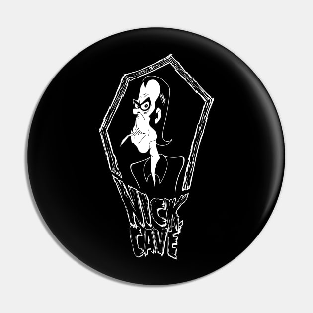 Nick Cave Pin by Jaded Arts