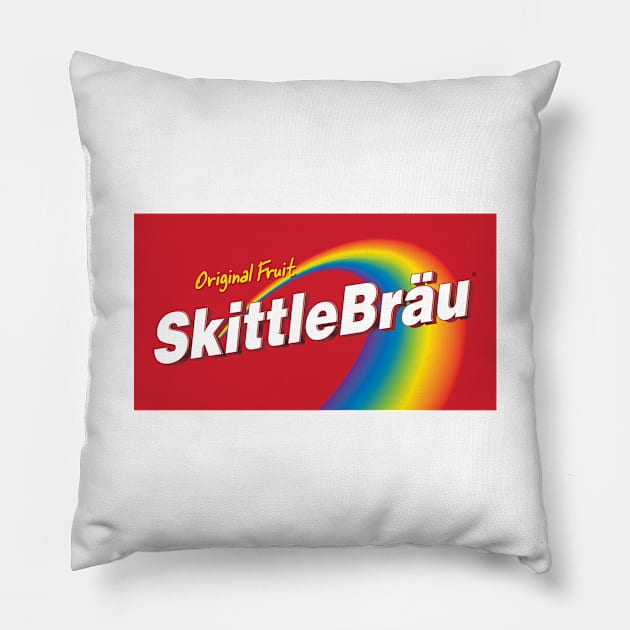 Skittlebrau Pillow by tvshirts