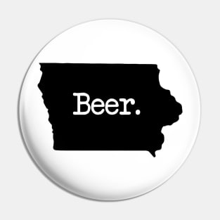Iowa Beer Pin
