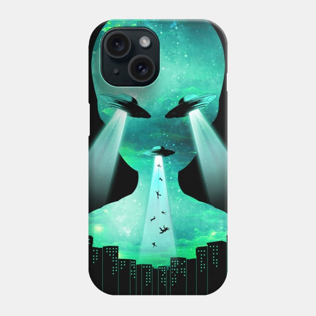 Martians Phone Case by Moncheng