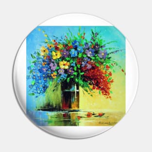 A bouquet of wildflowers Pin