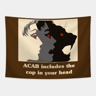 acab includes the cop in your head Tapestry