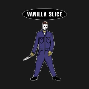 Funny Horror Movie Vanilla Slice Graphic Design T-Shirt