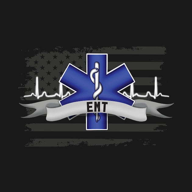 EMS EMT Star of Life Graduation First Responder by JessieJune