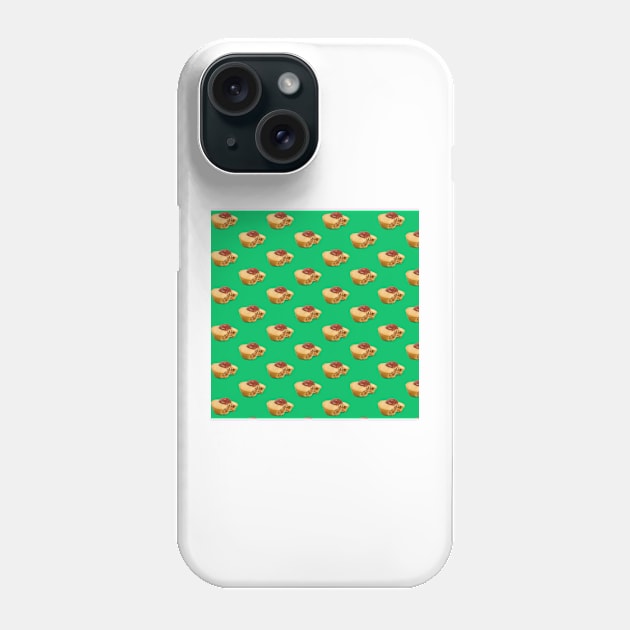 Meat Pie - Green Phone Case by IslandofdeDolls