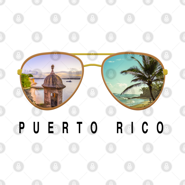 Discover Puerto rico Sunglasess - Puerto Rico - T-Shirt