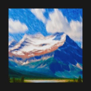 Expressionist Rocky Mountains T-Shirt