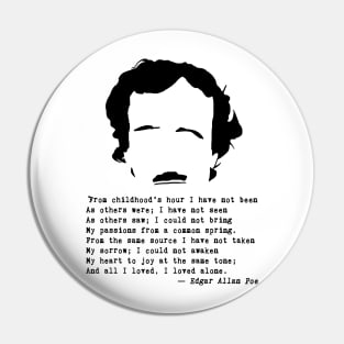 Edgar Allan Poe Pin