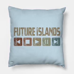 Future Islands Control Button Pillow