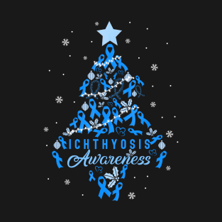 Christmas Tree Ichthyosis Awareness T-Shirt