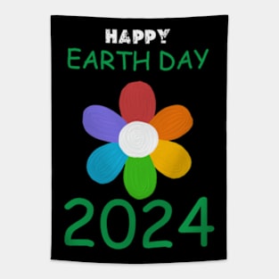 happy earth day 2024 gift april 22 Cute  Lover Rainbow Tapestry