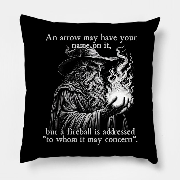 Fireball Pillow by OddlyNoir