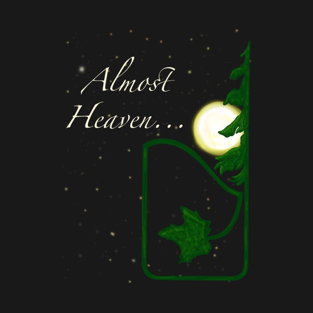 Almost Heaven Nighttime by SandyJam