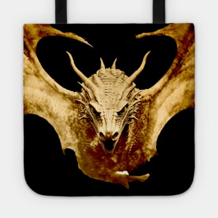 Chinese Dragon: Dragons are Cool, Chinese New Year, Year of the Dragon on a dark (Knocked Out) background Tote