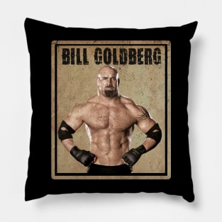 Bill Goldberg - Retro //Art Drawing Pillow
