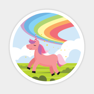 Unicorn & Rainbow Magnet