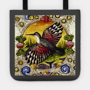 Illuminated Beauty: A Medieval Bird and the Exquisite Margins of Artisanal Craftsmanship Tote