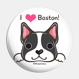 "I <3 Boston!" Pin