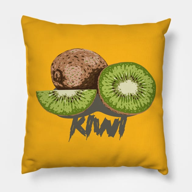 kiwi Pillow by nelateni