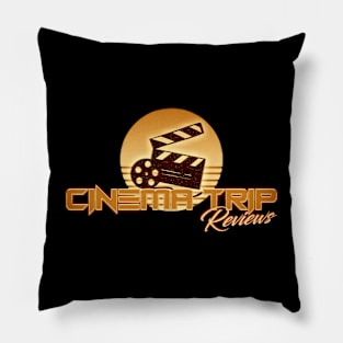 Cinema Trip Reviews Spooky Season Logo Pillow