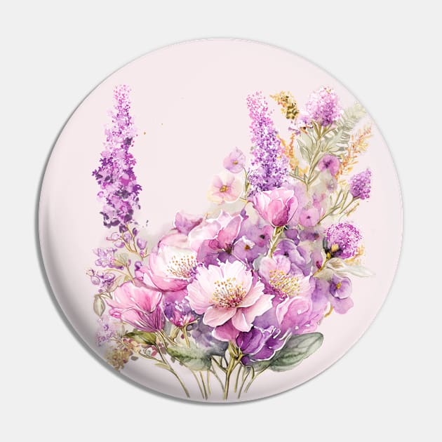 Beautiful Purple and Pink Wildflowers meadow, Lavender Flowers Violet Wildflowers garden Pin by sofiartmedia