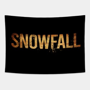 grunge of snow 2021 Tapestry