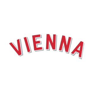 Vienna Austria Vintage Arched Type T-Shirt