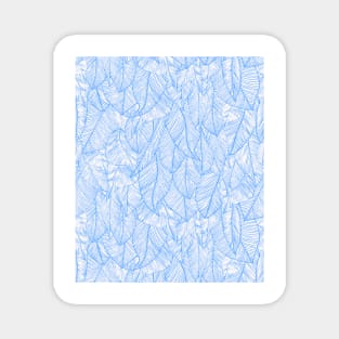 Blue Feather Angel Wings Print Magnet