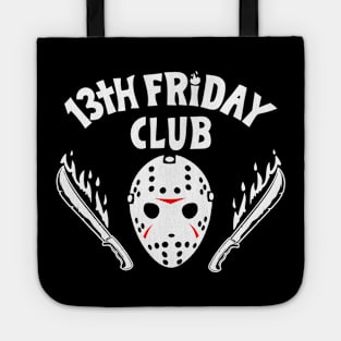 Slasher Retro 80's Club Logo Parody Tote