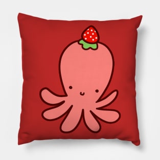 Strawberry Octopus Pillow