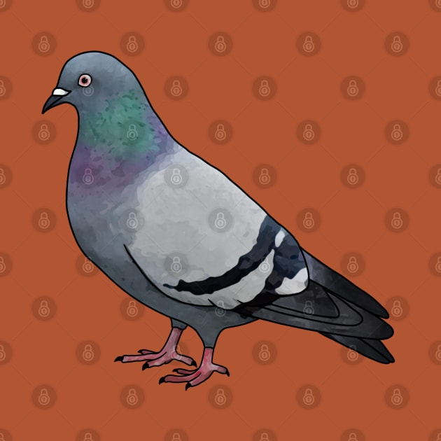 Dirty ol street pigeon by Meowmaddie