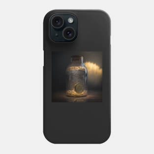 Bitcoin in a bottle - Trader Life Phone Case