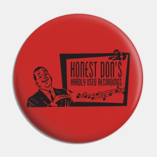 Honest Don's Records Pin