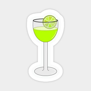 COCKTAIL With Lime For Cocktail Lovers Magnet