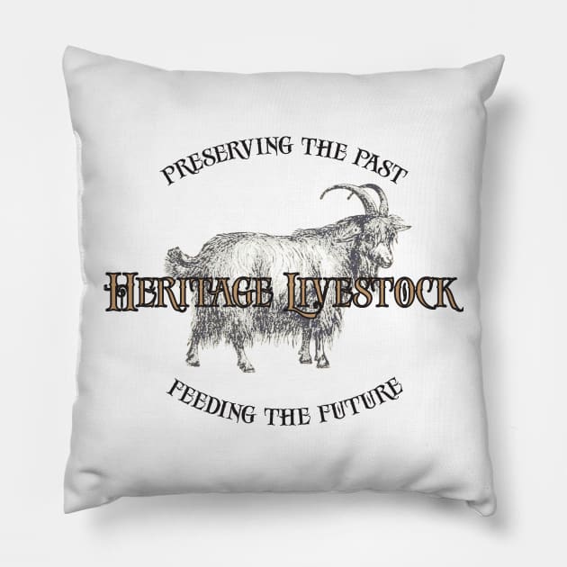 Heritage Livestock - Goat Pillow by Shepherd