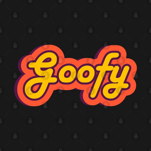 Goofy Retro Text, Colorful Funny Word by JahmarsArtistry - APA