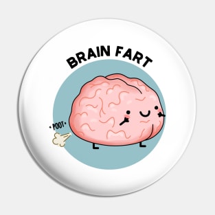 Brain Fart Funny Anatomy Pun Pin